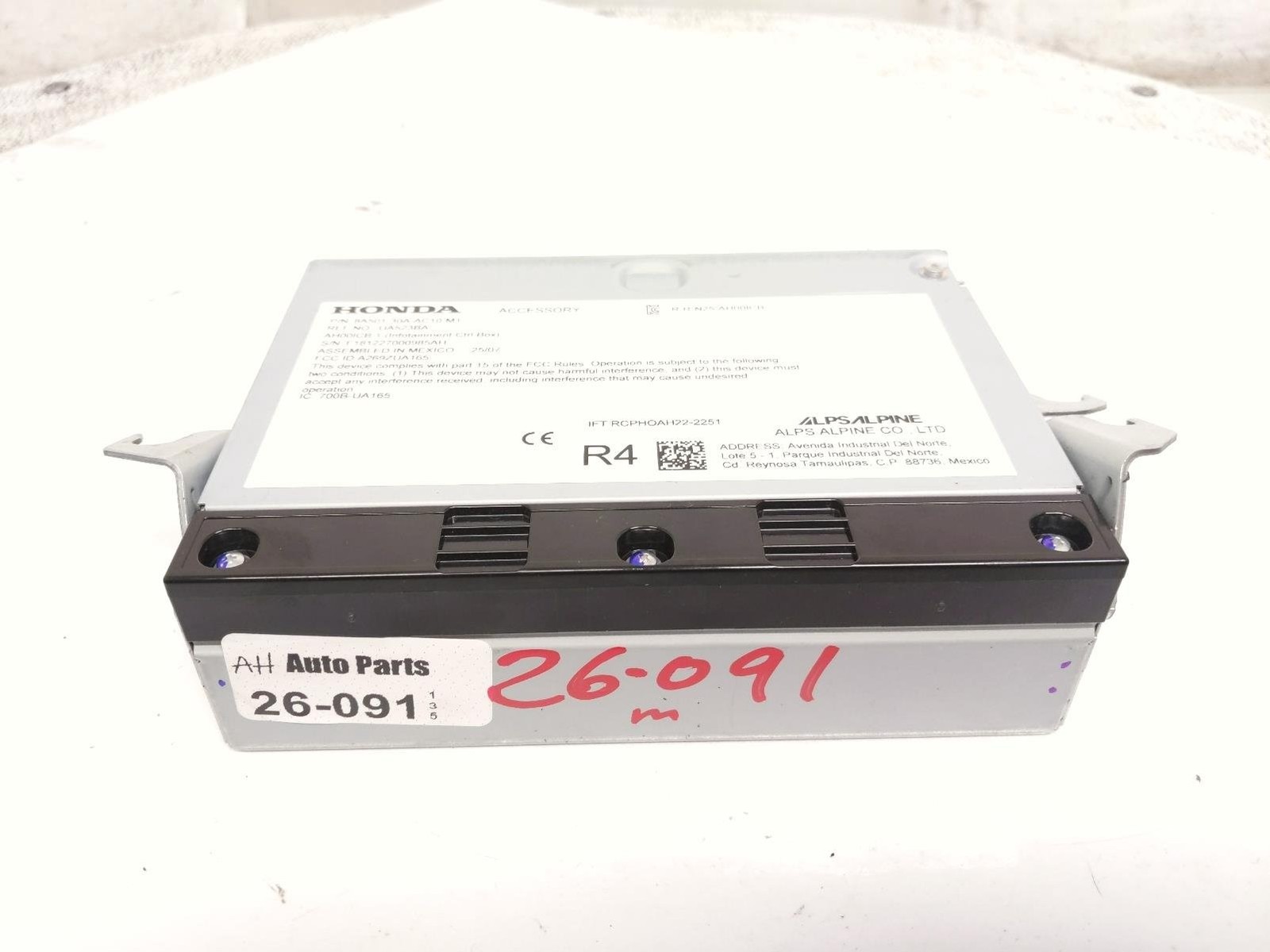 2023-2025 Honda Accord Audio Radio Receiver Headunit 8A501-30A-Ac1