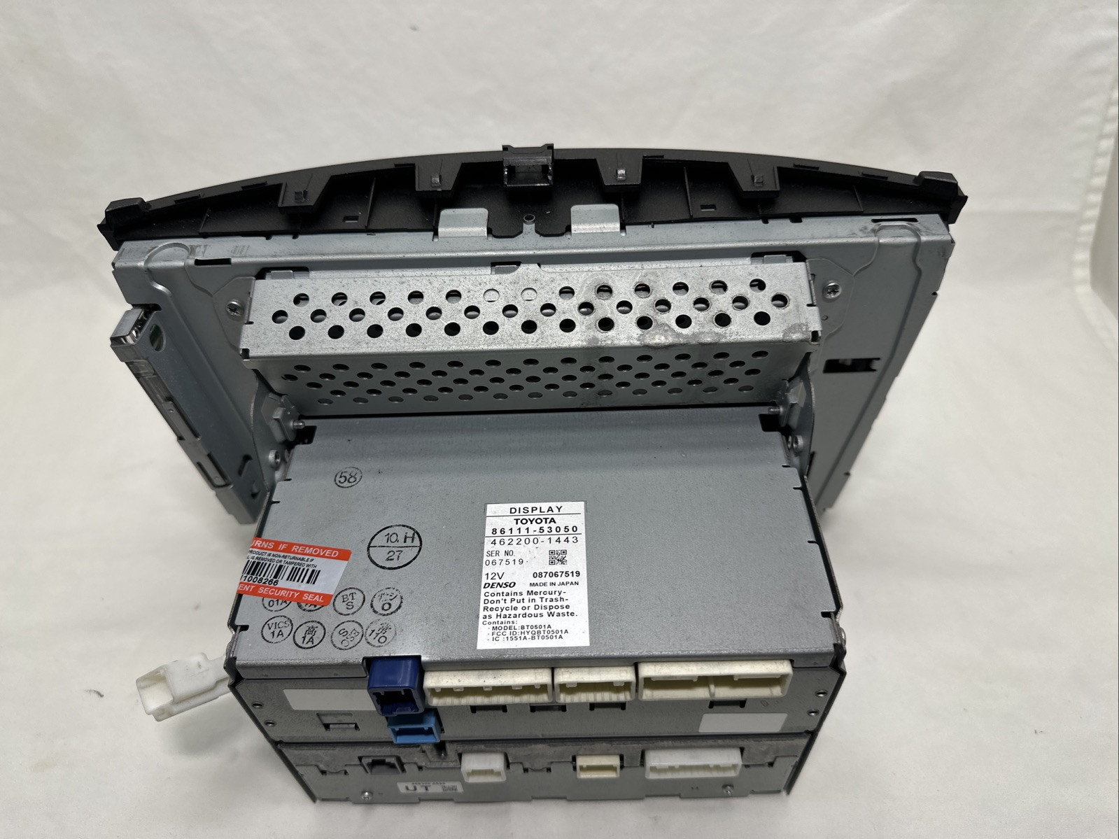 06 07 08 LEXUS IS250 IS350 NAVIGATION GPS TOUCH SCREEN DISPLAY 86111-53050 OEM
