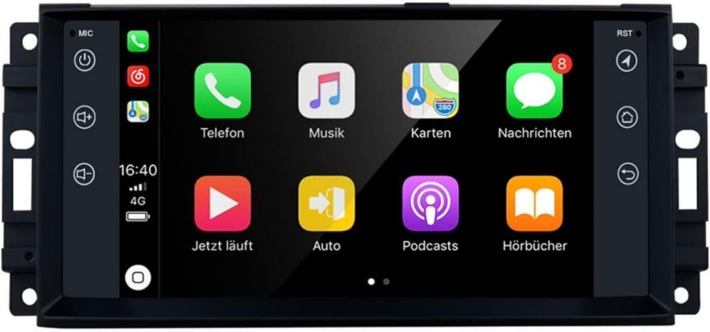 Car Stereo Radio GPS 32G For 2011-2014 Chrysler 200 Apple CarPlay Android 13.0