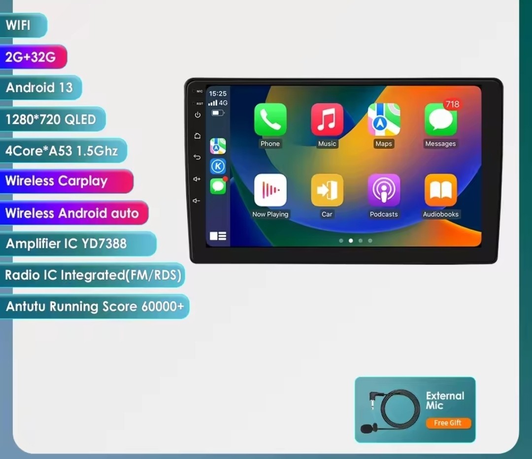 RADIO FOR CITROEN C2 C3 BLUETOOTH USB ANDROID WI-FI CARPLAY GPS