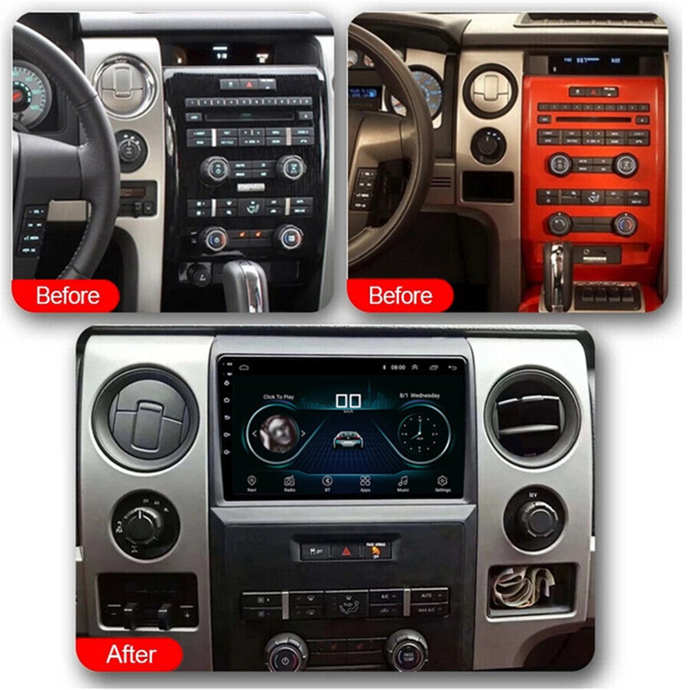 2+64G Android 15 For Ford F150 2009-2014 Carplay Car Stereo Radio Navi GPS WIFI