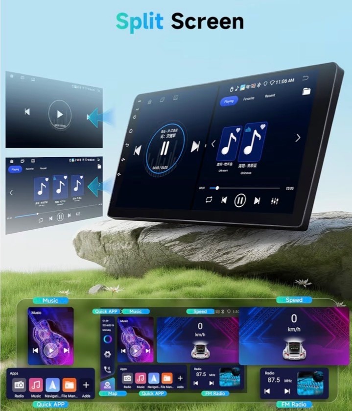 9”inch Car Stereo Radio for Honda Civic2012-2015 Android 15 4+64GB GPS BackupCam
