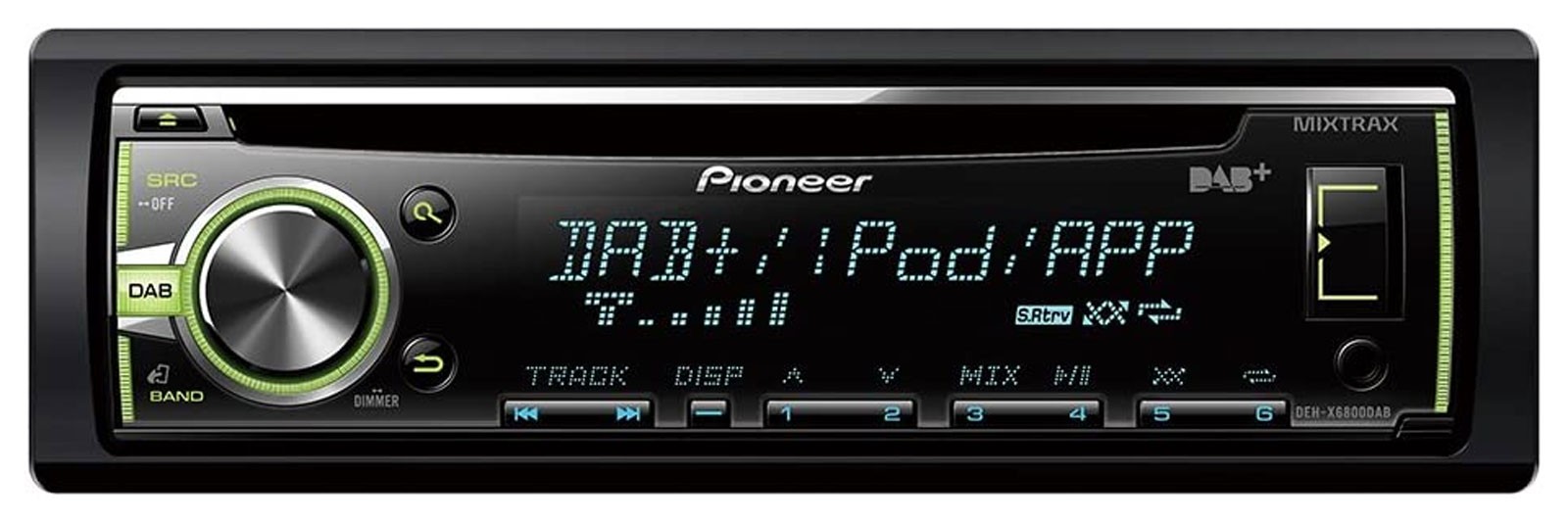 Pioneer DEH-X6800DAB CD/MP3 Car Stereo with DAB USB iPod AUX-IN