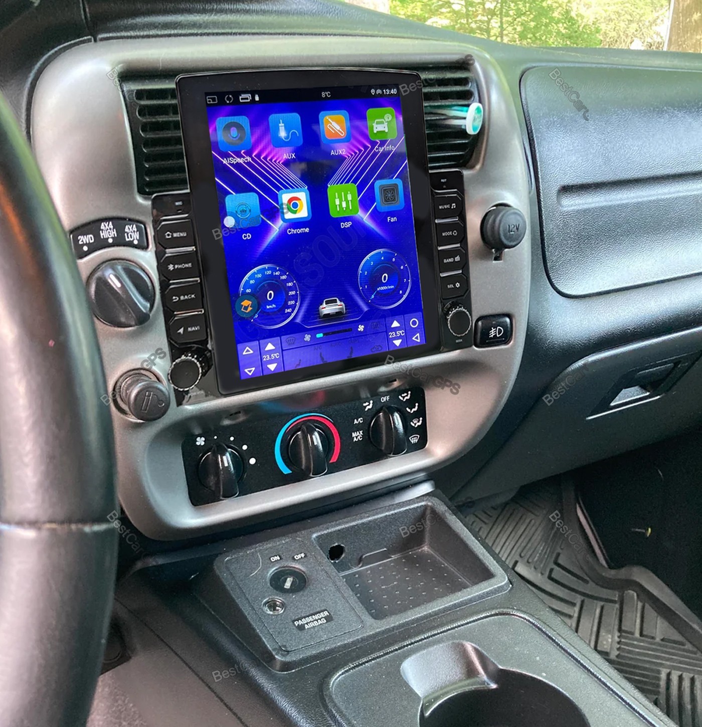 9.7″ For Mercury Mountaineer 1997-2001 Android 15 Carplay Car Stereo Radio GPS