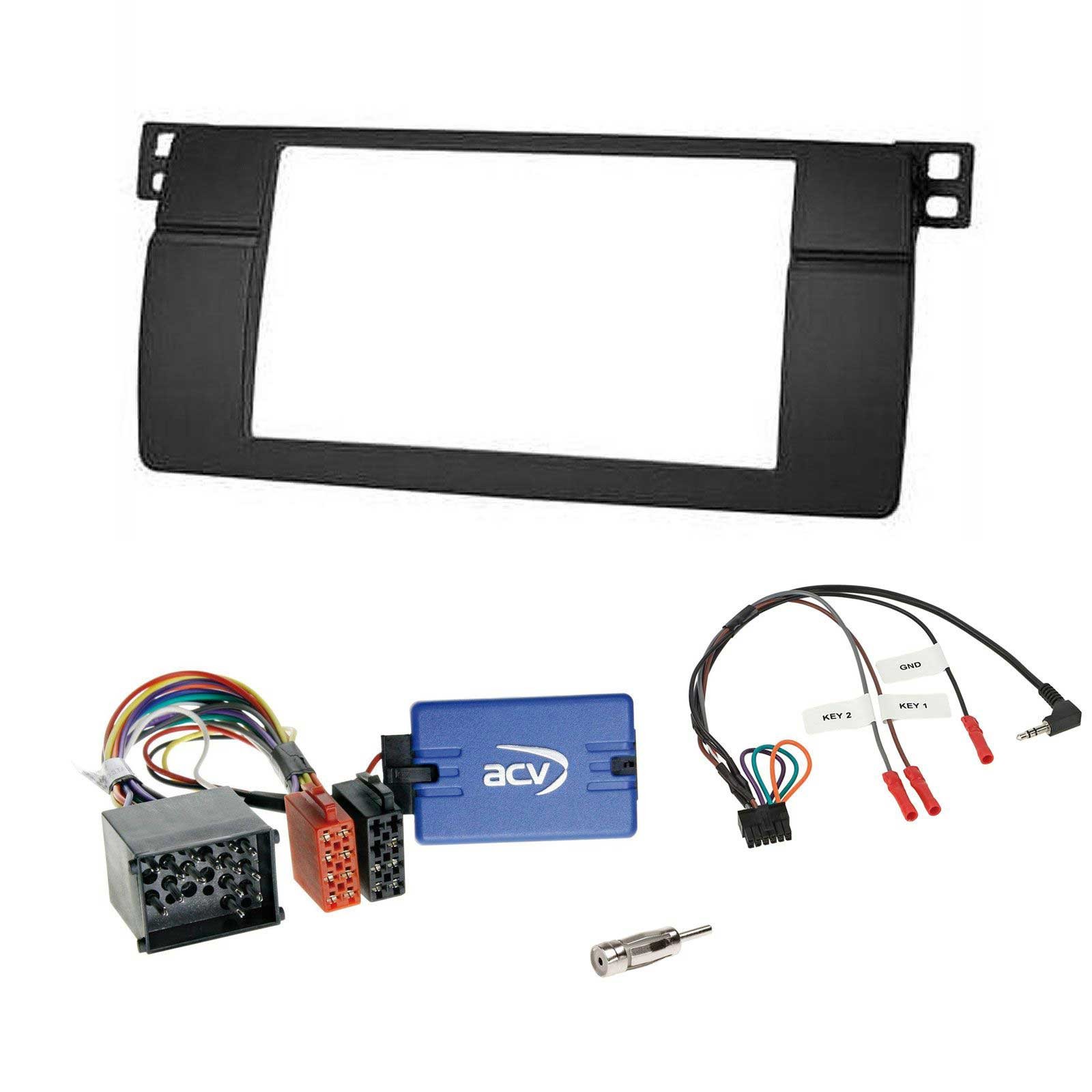ESX 2DIN DAB USB Steering Wheel Bluetooth Car Stereo For BMW 3 Series E46 00-06 Pro