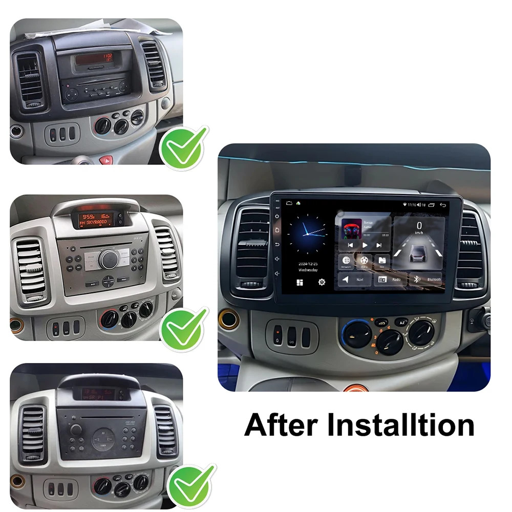 For Nissan Primastar 2006-2014 Stereo Android Carplay Car Radio GPS Multimedia