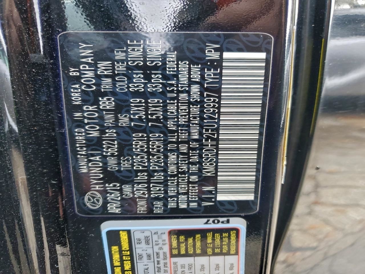 Audio Equipment Radio US Market Display And Receiver Fits 13-16 SANTA FE 4957131