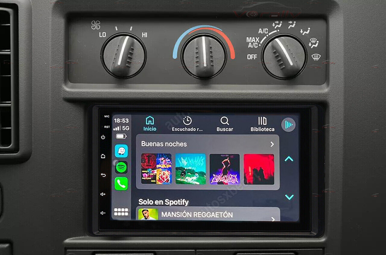 For 2003-2006 Chevy Express Wired & Wireless CarPlay Auto Navi Radio