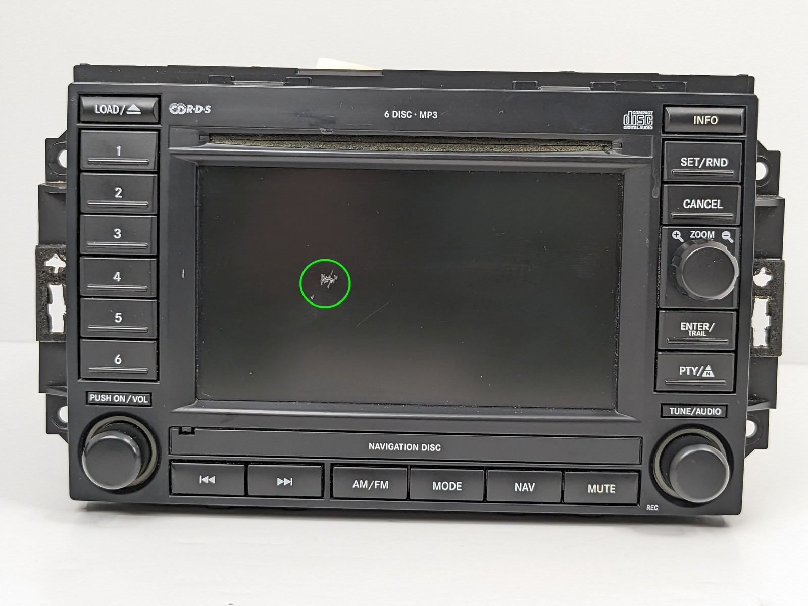 2007-2009 Chrysler 300 Dodge RAM Jeep Compass Navigation Radio 6 CD Changer REC