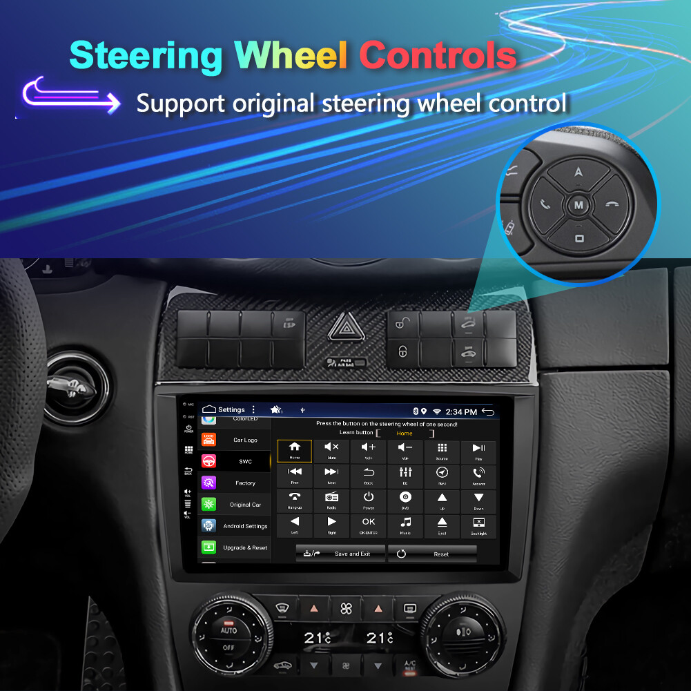 Android13 For Mercedes Benz C-Class W203 Car Stereo Radio GPS Navi CarPlay 128GB