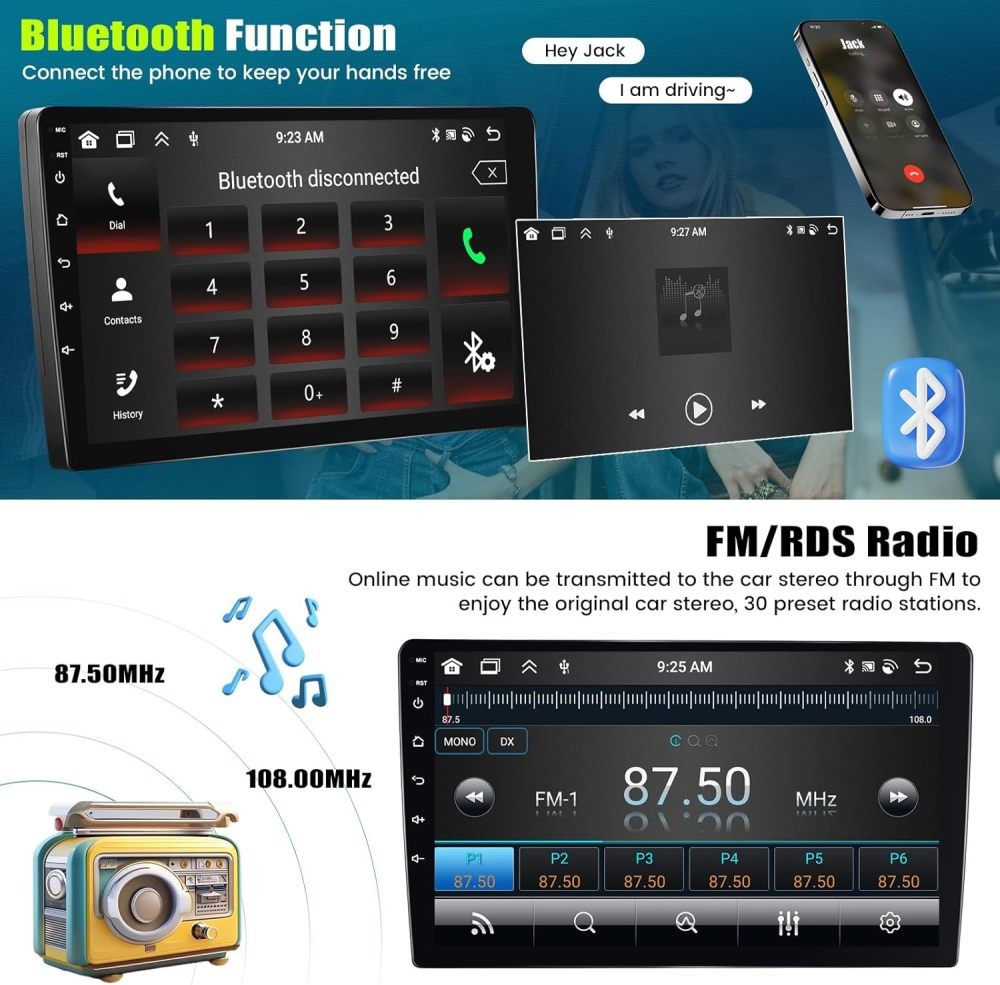 Apple Player For Mazda CX-9 2007-2015 Carplay Android 15 GPS BT Car Radio Stereo