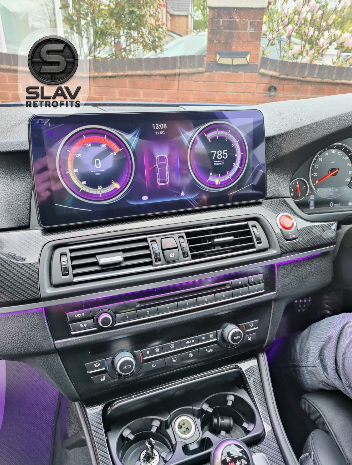 12.3″ Android Apple CarPlay Screen 8 Core 6+64GB BMW 5 series F10 F11 Display