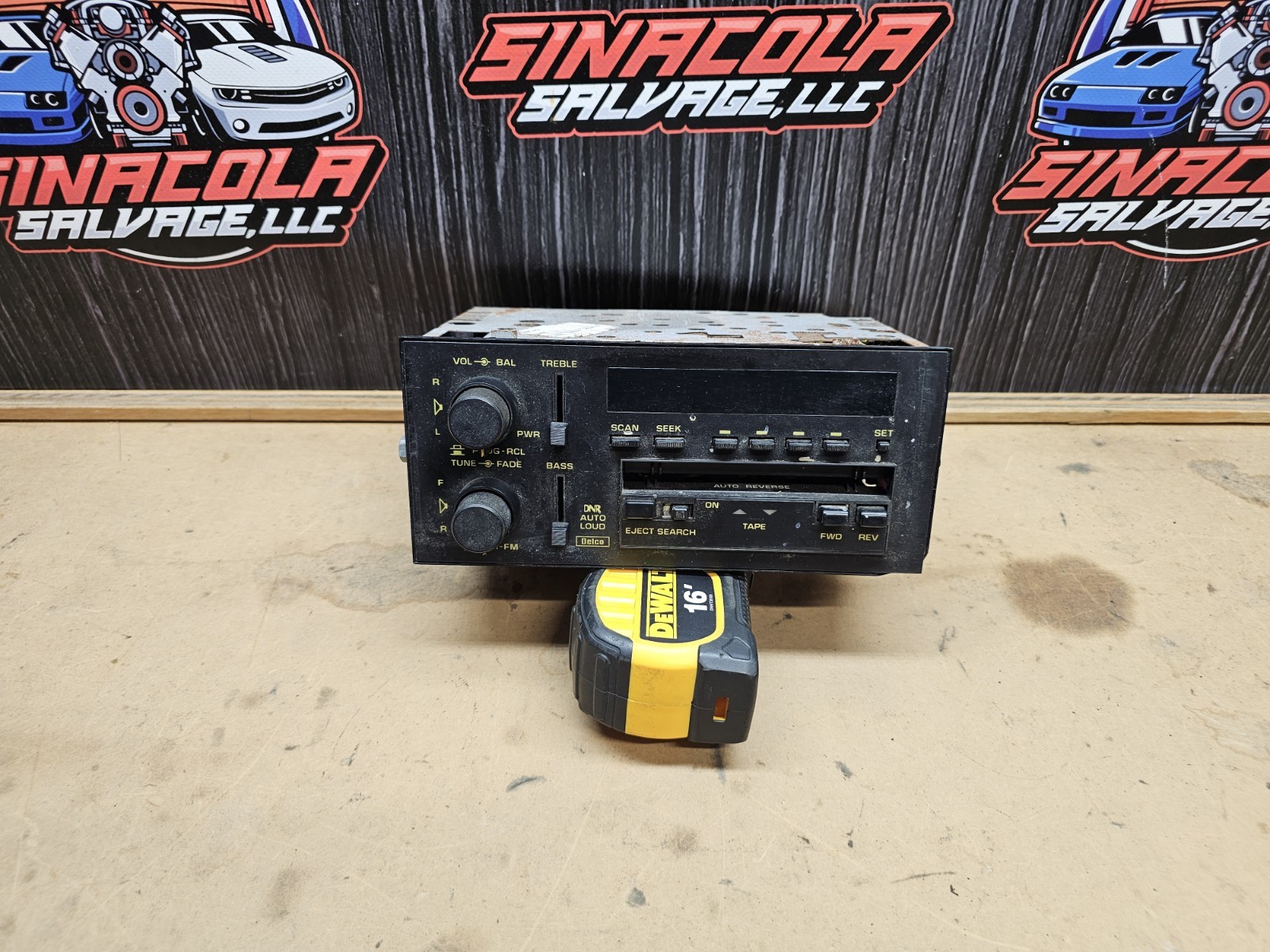 91-92 Camaro Yellow Lettering Radio OEM GM Original