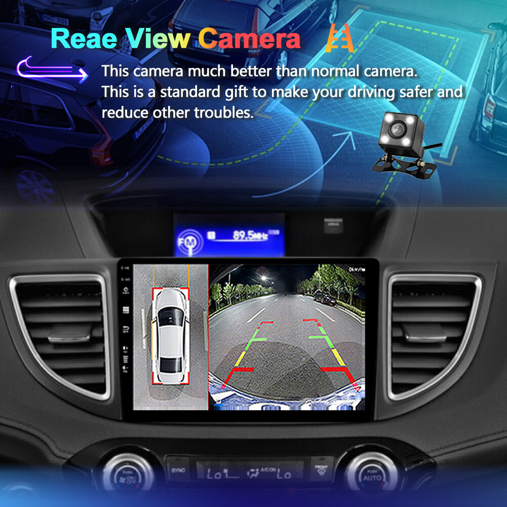 128GB Car Stereo CarPlay For Honda CRV 2012-2016 Navi GPS Android Head Unit DSP