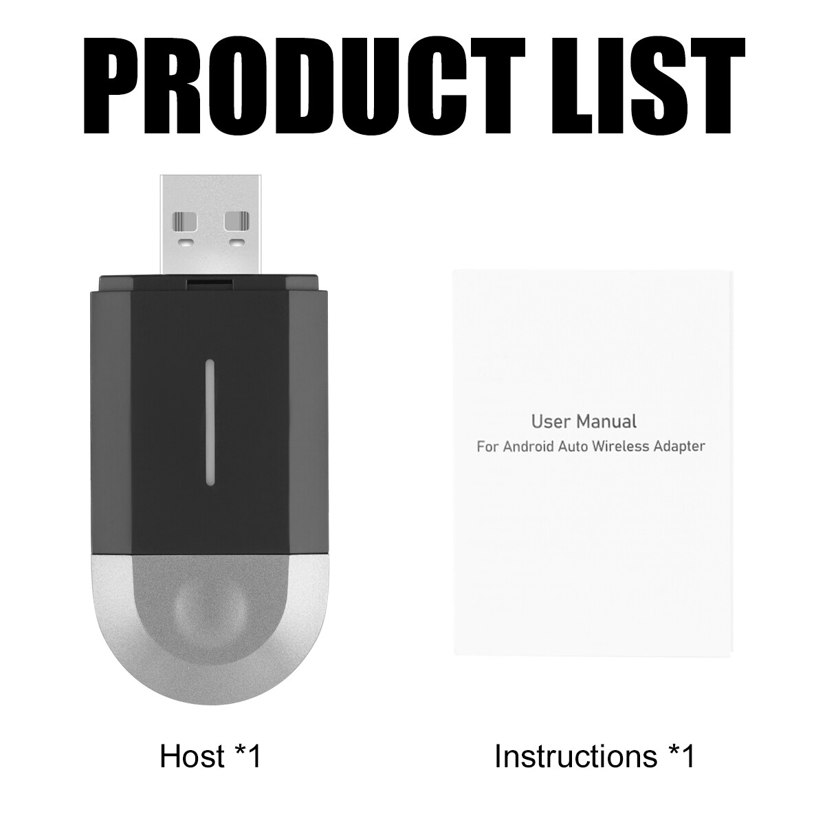 USB Wireless CarPlay Adapter.For iPhone Apple Wireless Carplay Dongle Plug&Play—