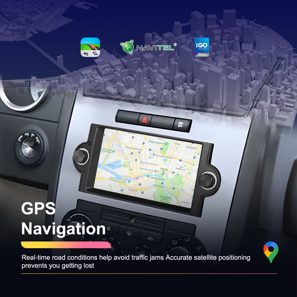 For 2006-2008 Dodge RAM 1500 2500 3500 Android 15 CarPlay Car Stereo Radio GPS