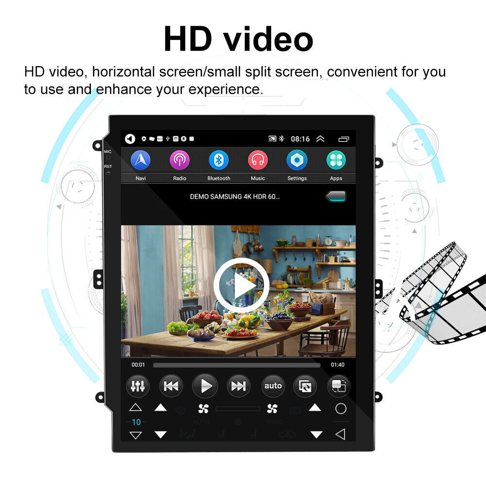 64G CarPlay Car Stereo Radio GPS Navi Android 14 For Cadillac Escalade 2007-2014