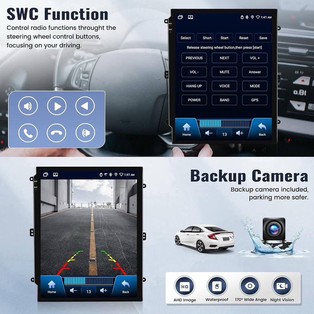 SIXWIN Android 13 Car Stereo 4G+64G for Subaru Outback Legacy 2010-2014