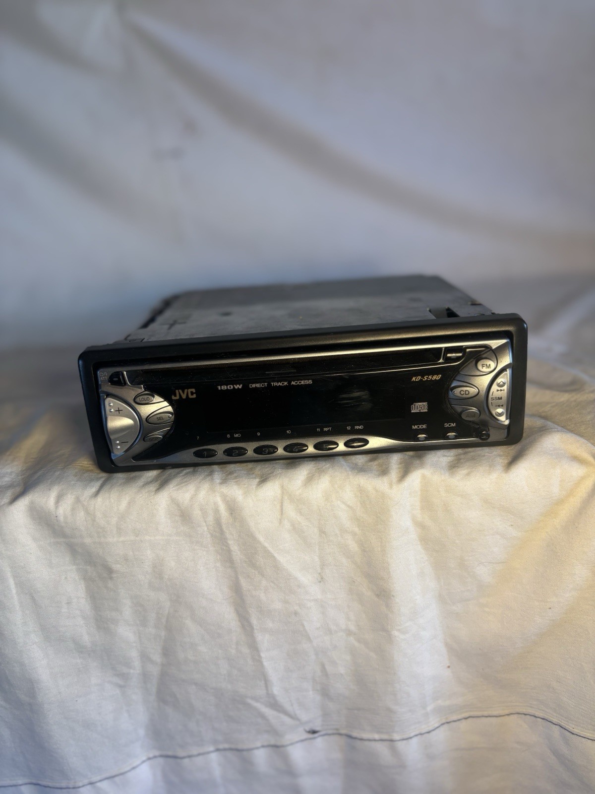 JVC KD-S580 Car Stereo Radio Receiver AM FM CD Player works