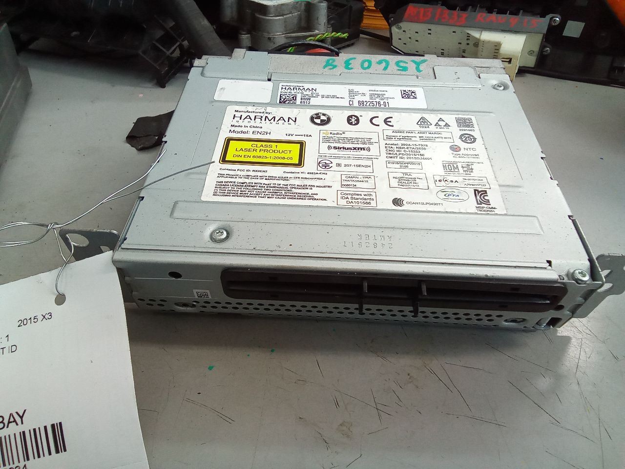 Audio Equipment Radio Am-fm-cd-receiver 1 Din Size Fits 15-18 BMW X4 830934