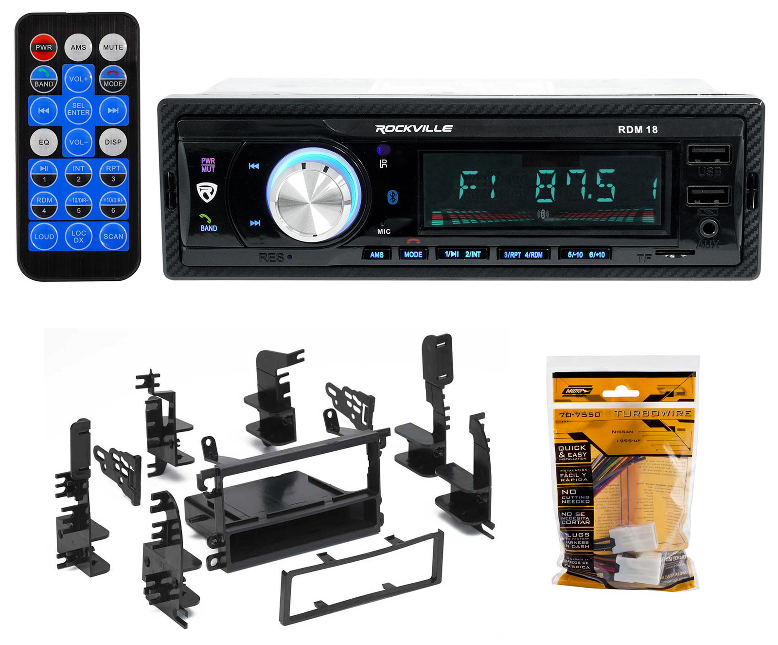 Digital Media Bluetooth AM/FM/MP3/USB/SD Receiver For 1998-2001 Nissan Altima