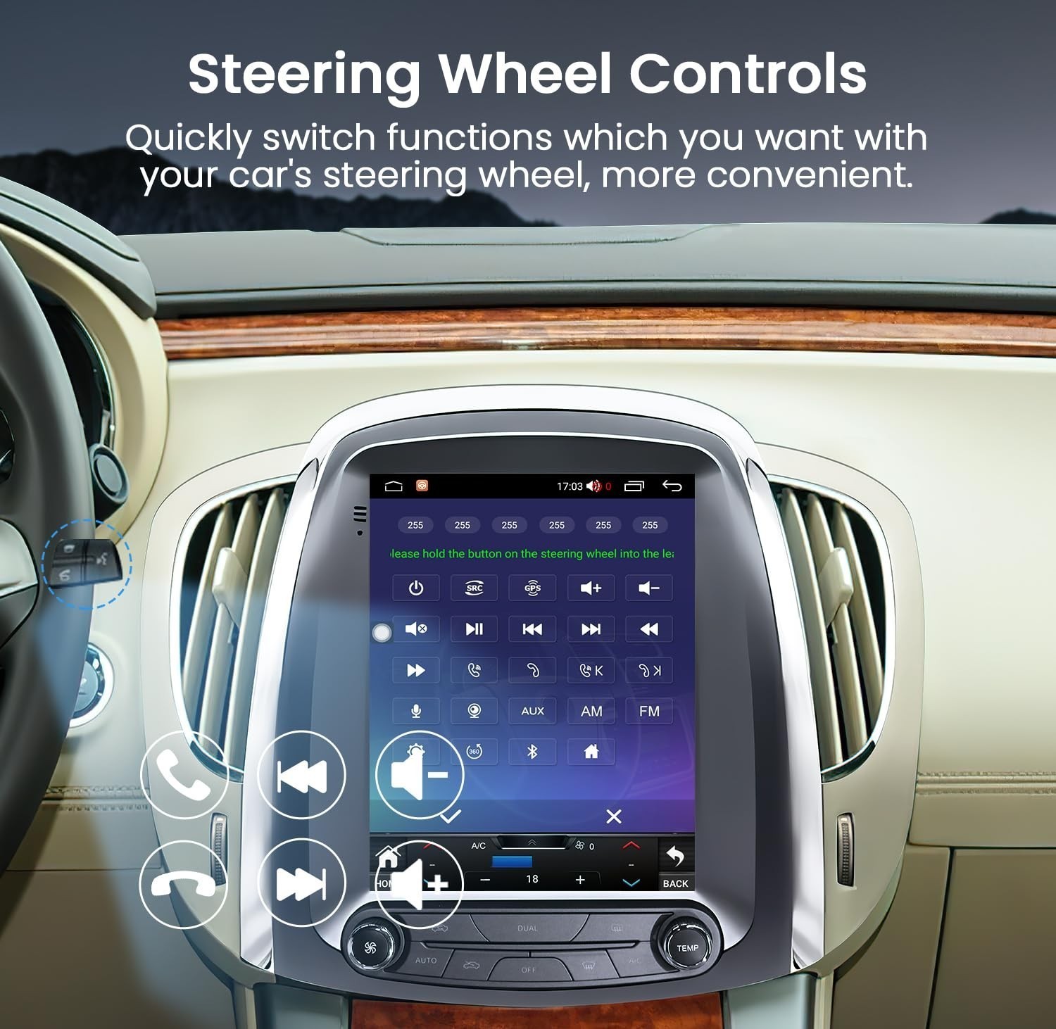 Car Radio Stereo Carplay For 2010-2013 Buick LaCrosse 4+64G 9.7in BT RDS