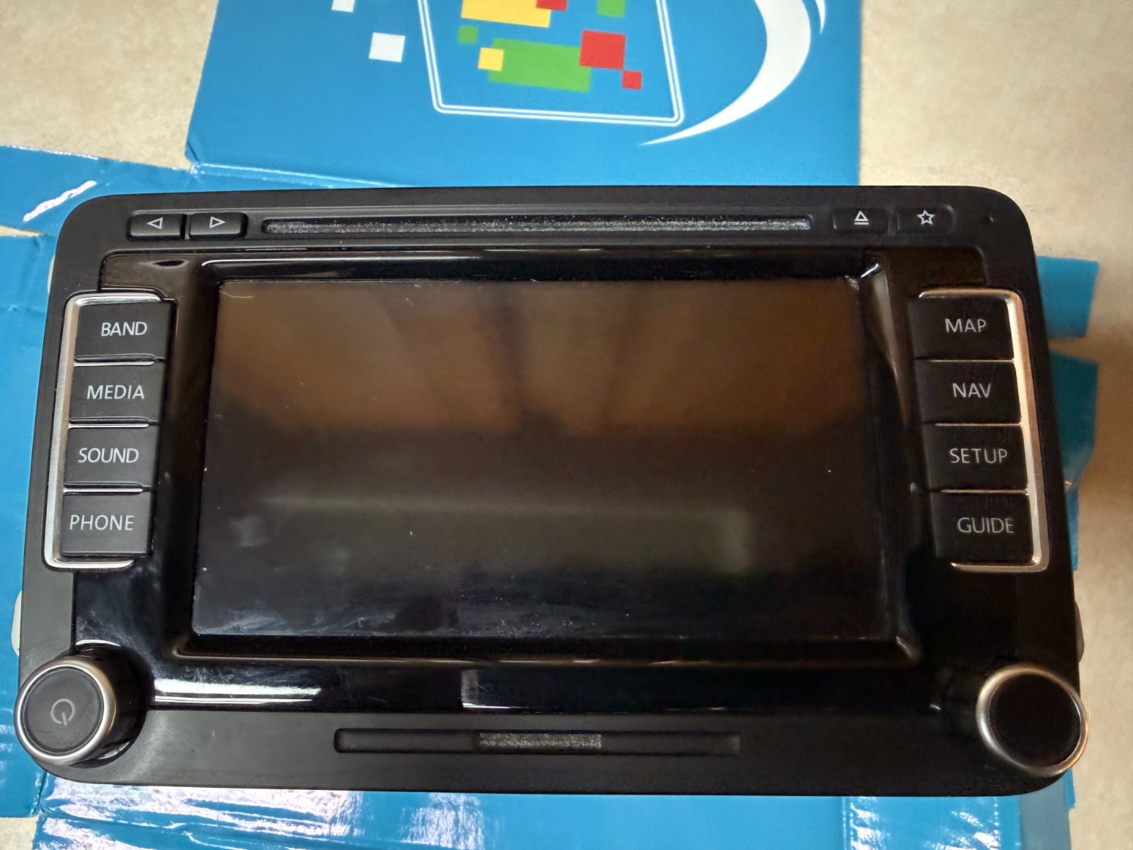 TESTED VW RNS-510 Navigation Radio US-Spec MFD3 Touchscreen CD/DVD GPS Model G