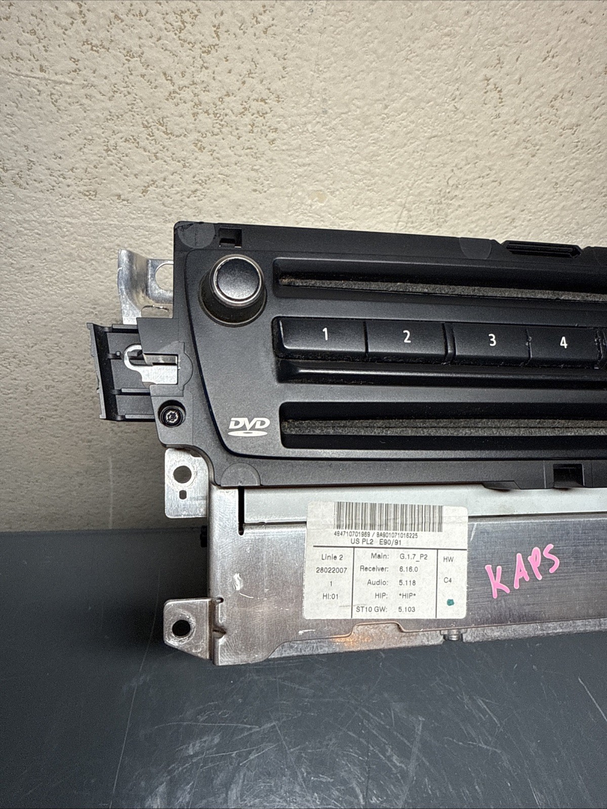 07-08 BMW E90 E91 E93 528 535i Radio Navigation CD DVD CCC Player 65839148017-01