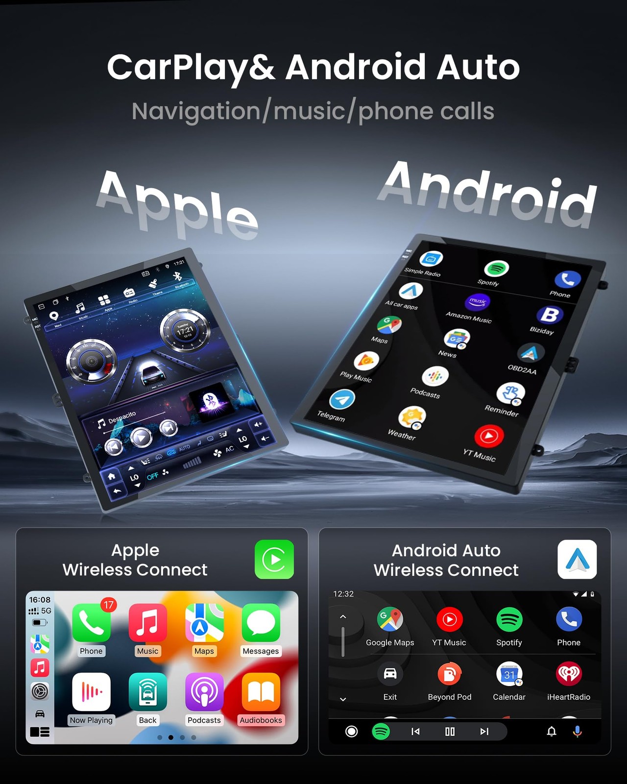 64G Screen Stereo Android Carplay for Cadillac ATS XTS SRX CTS 013-18 Car Radio