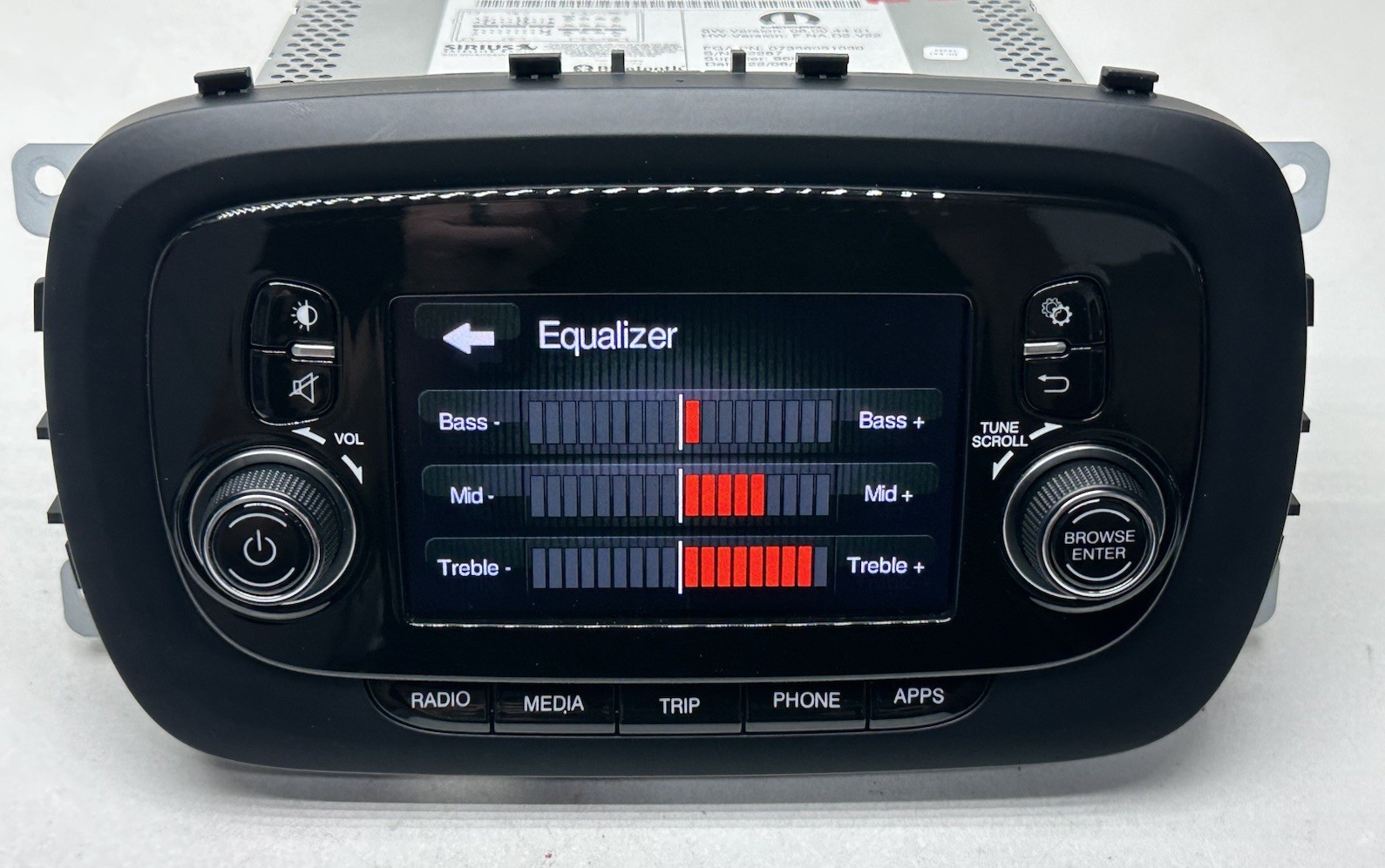 2015-2019 Fiat 500X Radio Audio FM/AM Display Receiver 5″ Screen VP2 Unit OEM