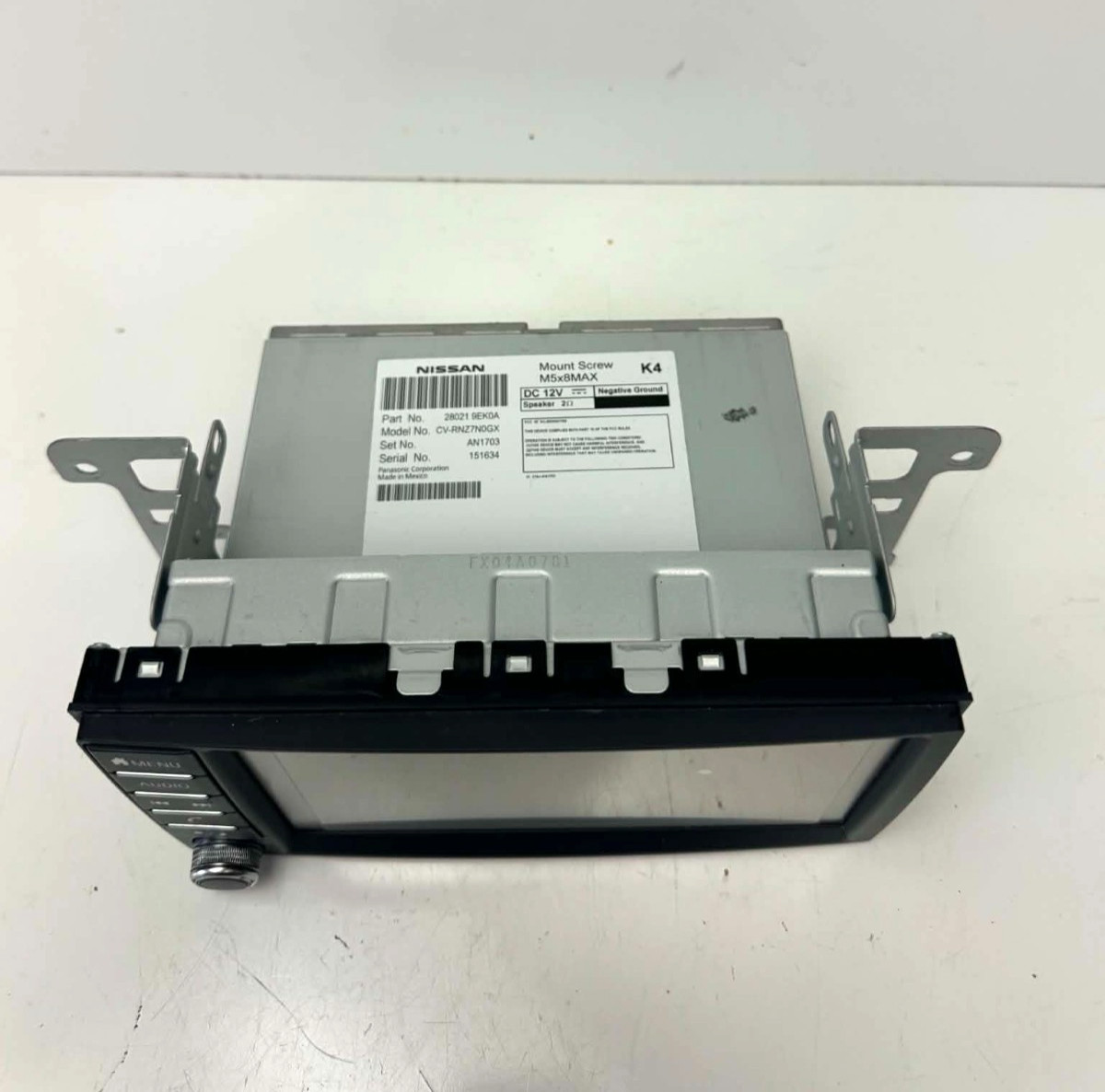 2018 2019 NISSAN SENTRA RADIO TOUCH SCREEN DISPLAY RECEIVER 28021 9EK0A OEM