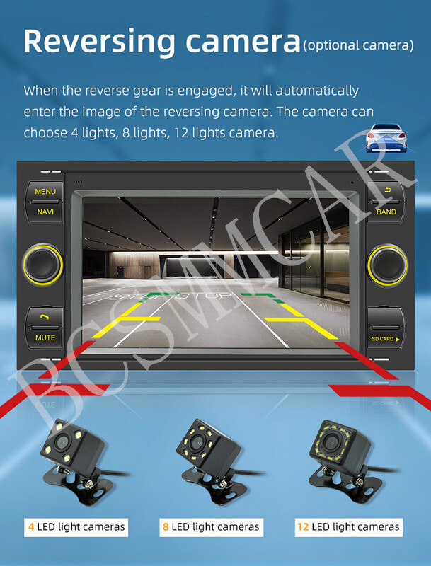 Fit For Ford Transit 2007-2024 Car Radio Stereo 7in Android 12 GPS WIFI Player
