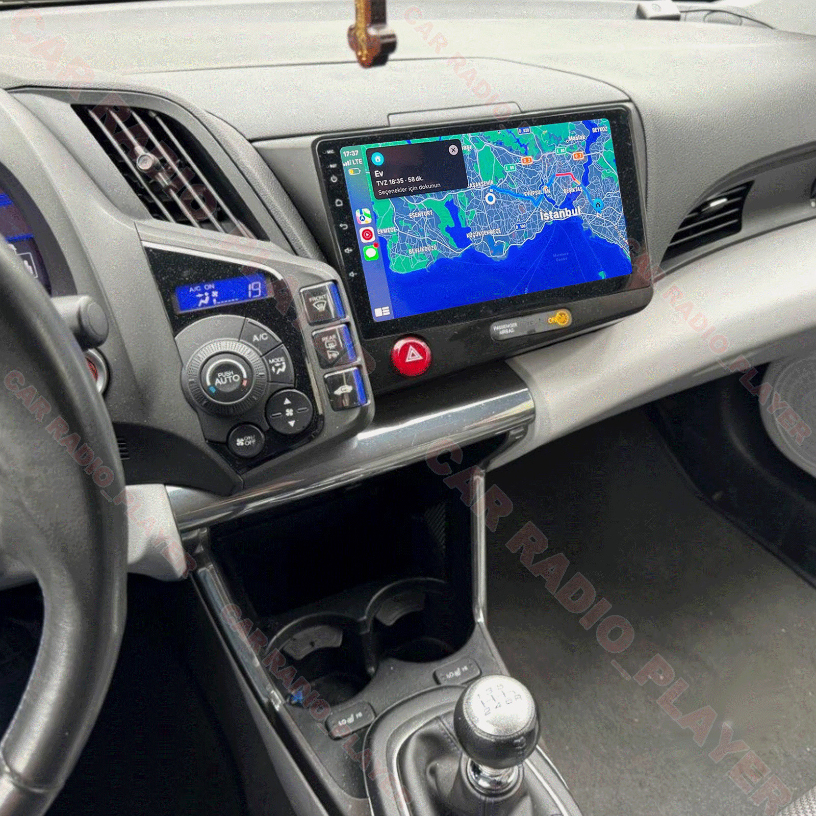 2+64G Auto Carplay For Honda CR-Z 2010-2016 Android 15 Stereo Radio GPS WIFI AHD