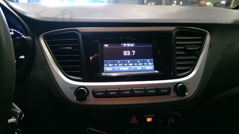 2018-2022 Hyundai ACCENT Radio 5.0″ Screen US Market ID 96180J0010URD