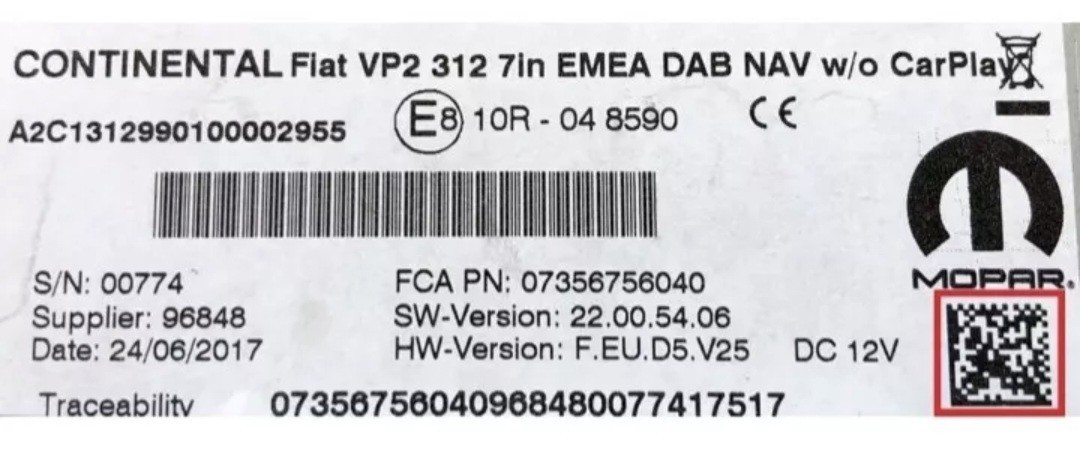 ✅UAS/UAG 4C Radio Unlock Code Anti-Theft Ram, Jeep, Dodge, Chrysler 8.4 Uconnect