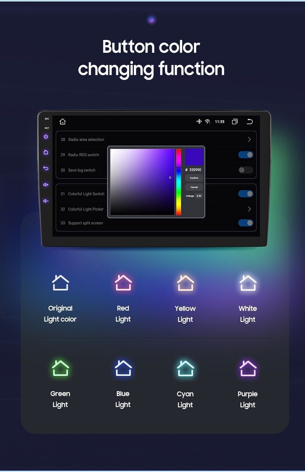 Android 12 8Core Carplay Car Radio Stereo GPS DSP For Lexus IS250 IS350 Headunit