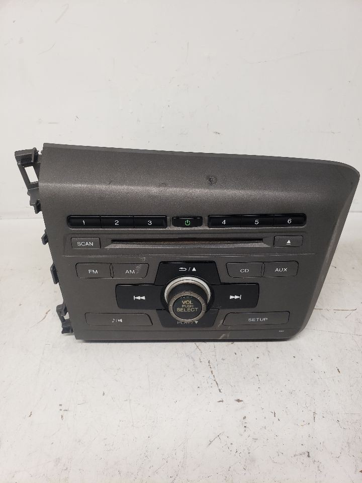 2012 Honda Civic Radio Assembly AM FM CD-MP3 LX Stereo Receiver OEM 1339229