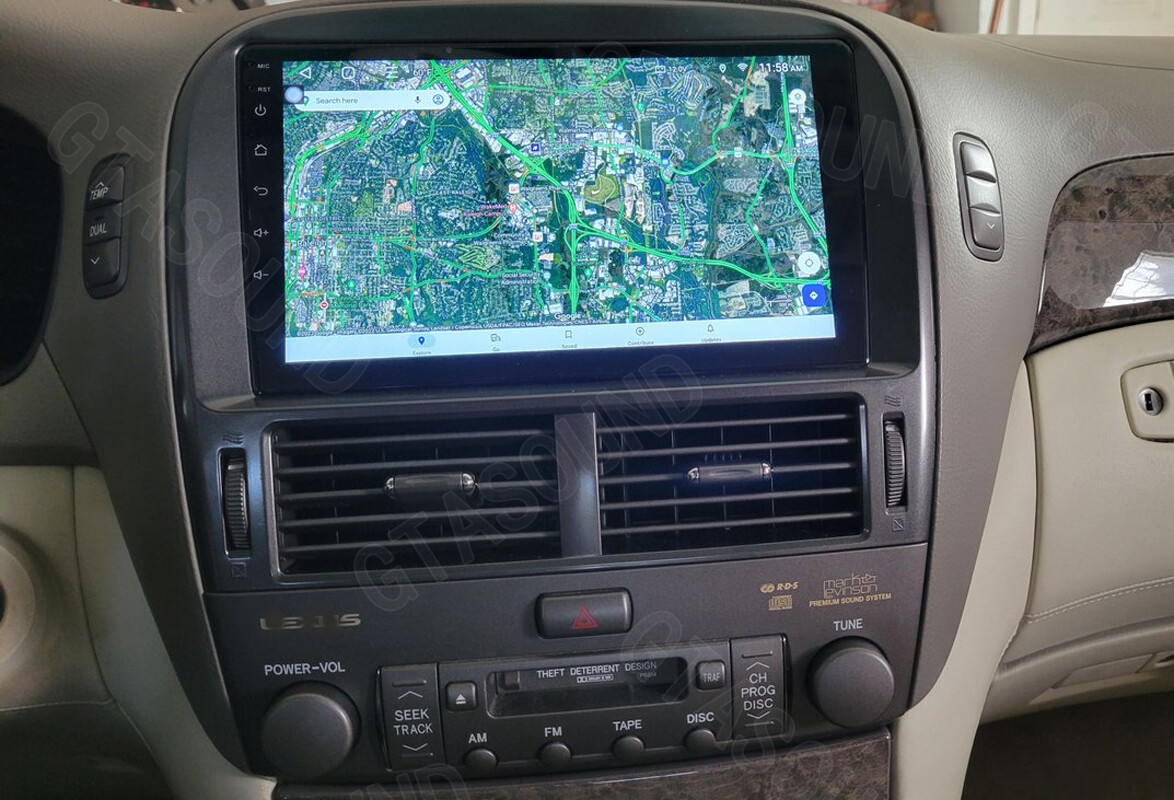 For 2001-2006 Lexus LS430 Carplay Car Radio Stereo Android 13 GPS NAVI WiFi +CAM