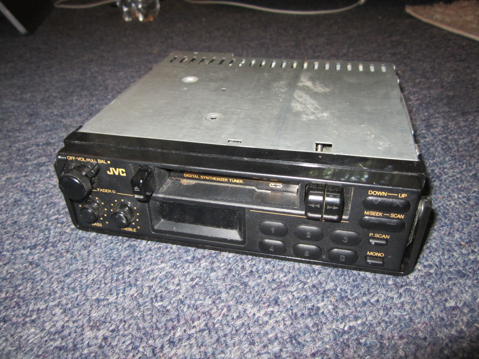 JVC KS-R500 AM/FM Radio Cassette Car Receiver Stereo VINTAGE OLD SCHOOL HEAD UNI