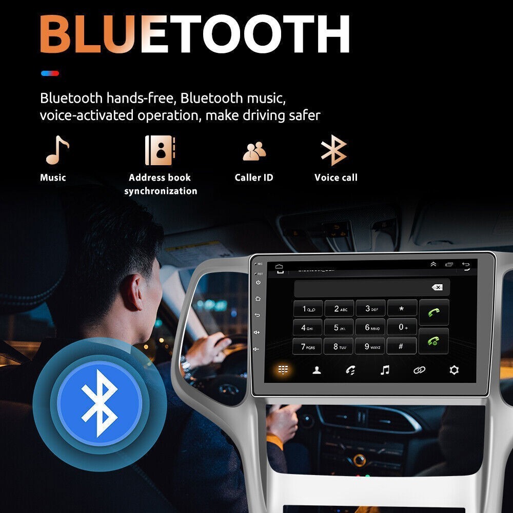 Car Radio Stereo Carplay For 2011-2013 Jeep Grand Cherokee Quad Core Media
