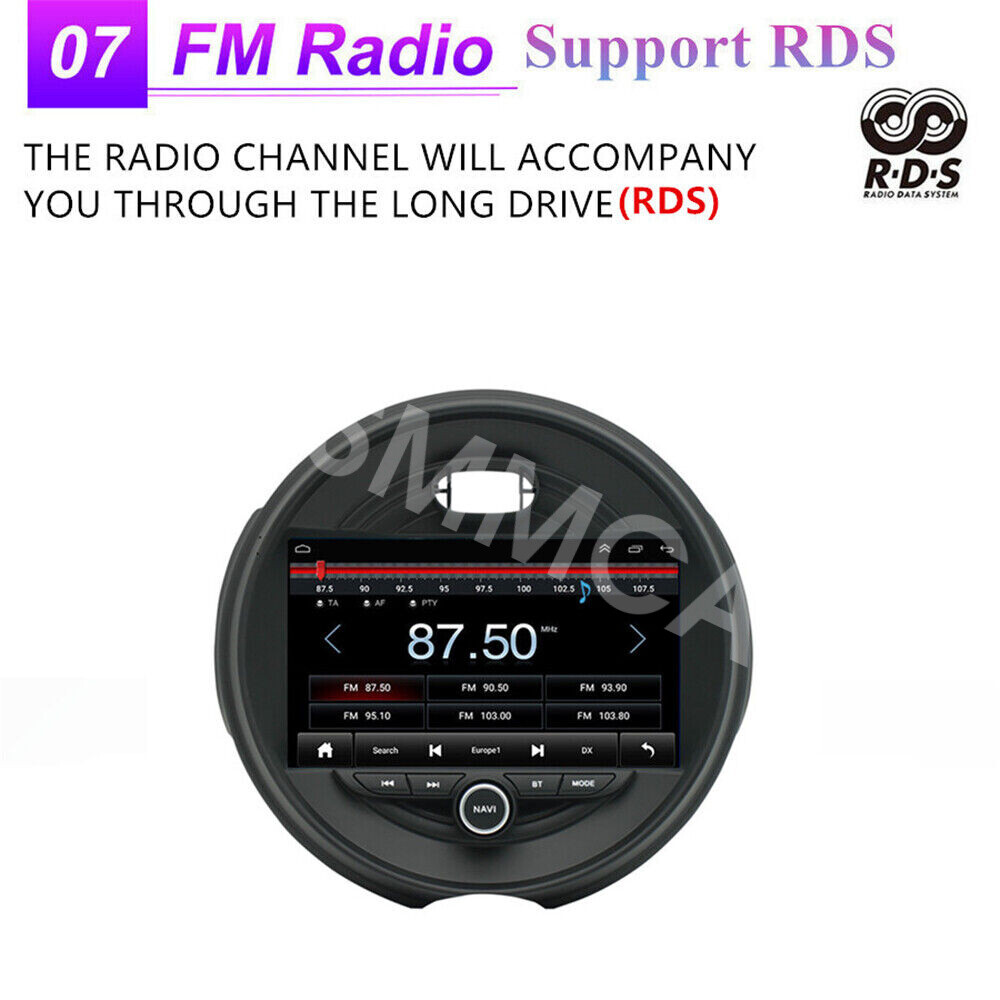 For Carplay/Android Auto Stereo Radio GPS WIFI BT Fit For Mini Cooper 2014-2021