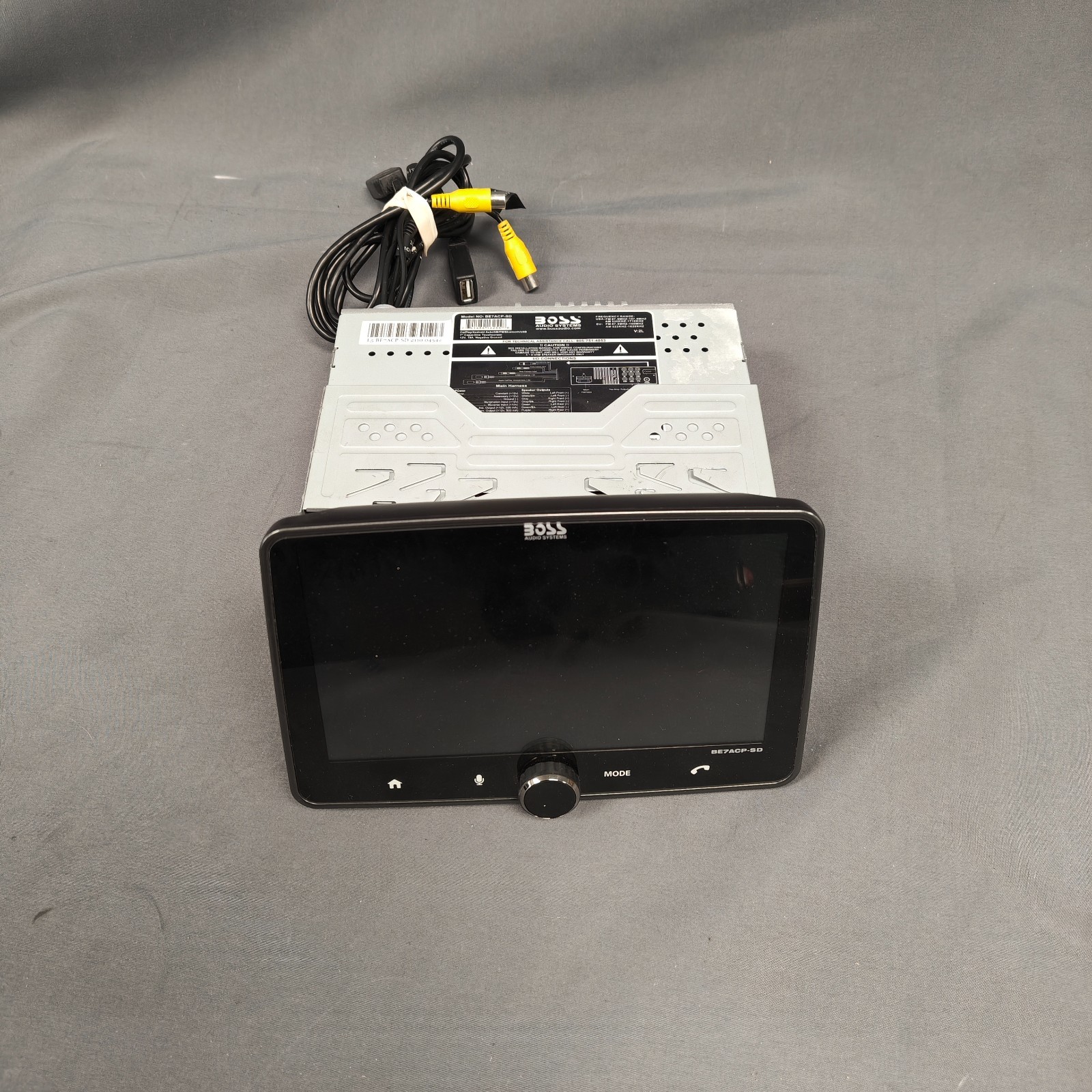 Boss Audio Elite BE7ACP-SD Receiver Head Unit Apple Carplay Android UNTESTED