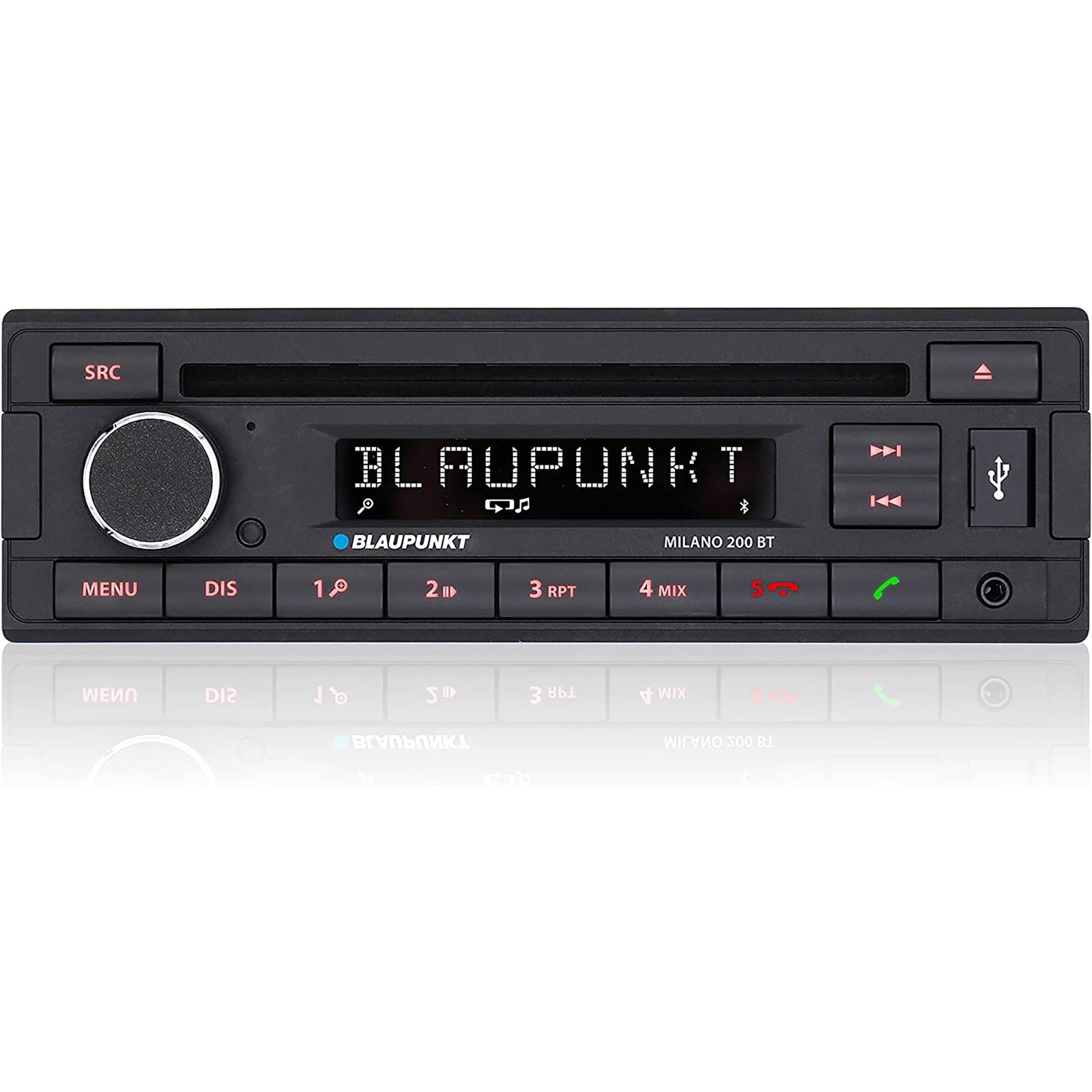 Retro look Blaupunkt Milano 200 BT car radio stereo CD player Bluetooth AUX