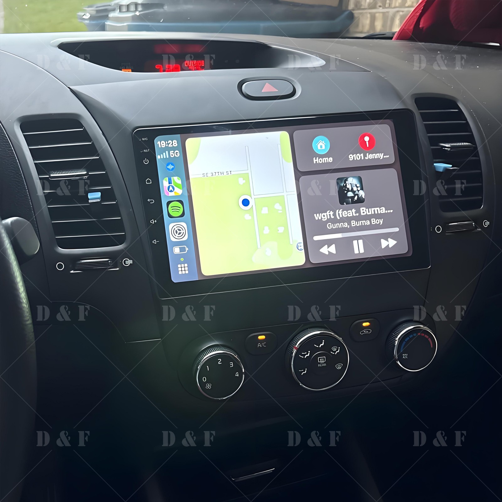 9in 4G+64G Car Stereo CarPlay GPS for 2013-2018 Kia K3 w/WiFi AHD FM/RDS SWC