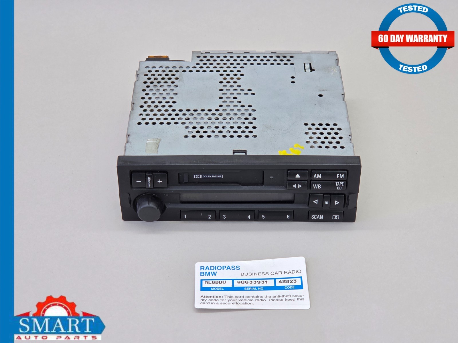 BMW E36 Z3 E30 E34 C33 Radio Alpine Cassette Stereo Player OEM