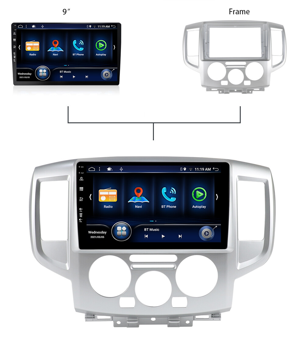 8G+256G Car Stereo Radio For Nissan NV200 2011-2018 Android 13 GPS DAB+ Car Play