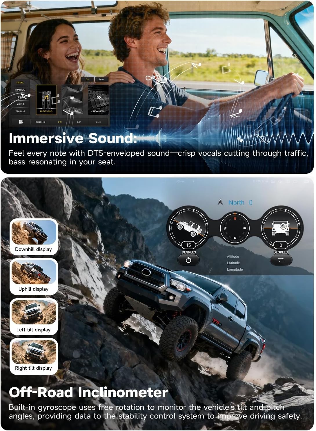 Roadanvi 10.33″ Car Radio Toyota Camry 2015-2017 Wireless Carplay Android Auto