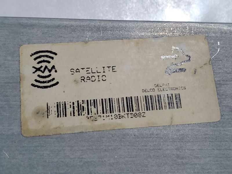2006 07 08 2009 Cadillac XLR OEM Audio Equipment Radio XM Receiver 15217080