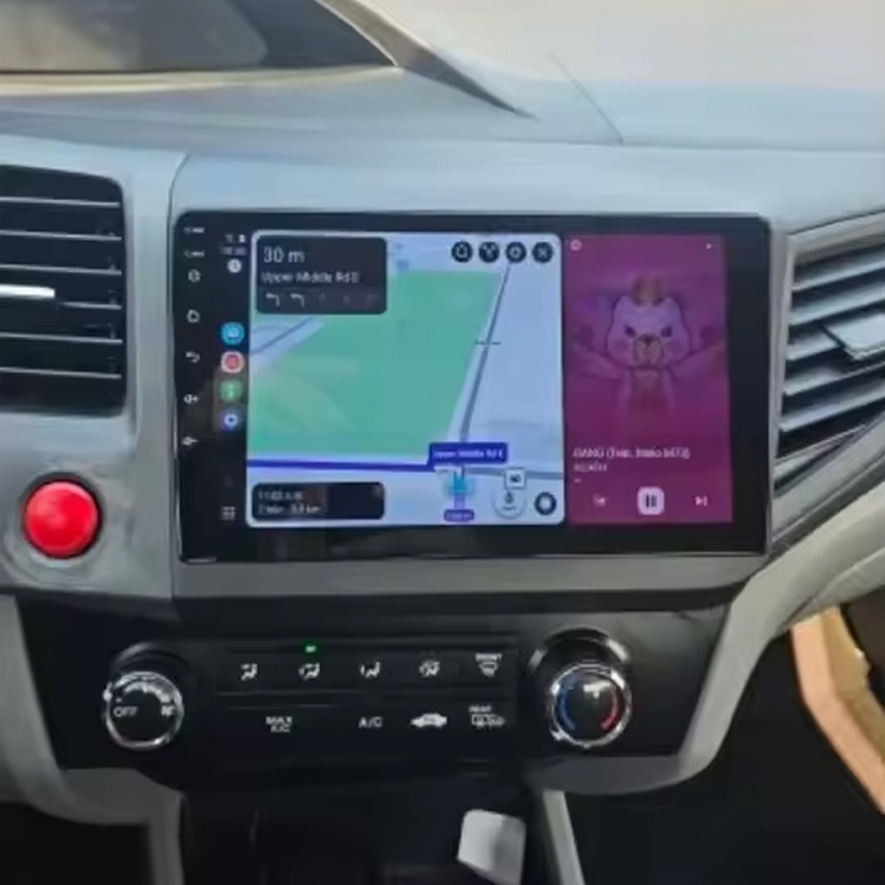 For Honda Civic 2012-2015 Android Auto Carplay GPS Navi Car Stereo Radio Video