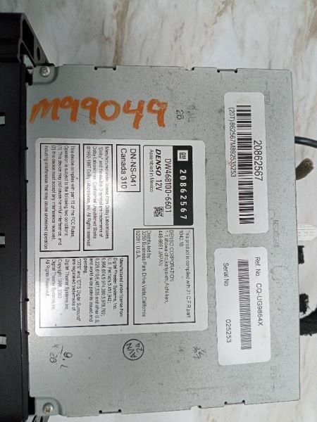 Audio Equipment Radio Opt Uvb ID 20807044 Fits 08-09 TAHOE 19602